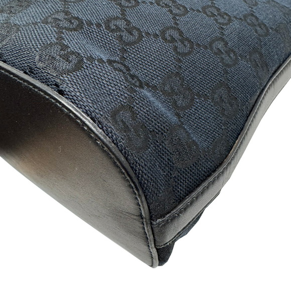 GUCCI Black Leather Shoulder Bag - Picture 7 of 13